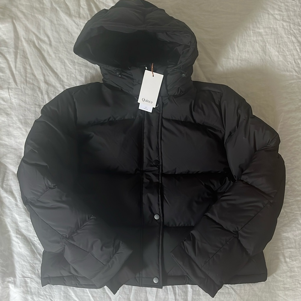 Quince responsible down cropped jacket